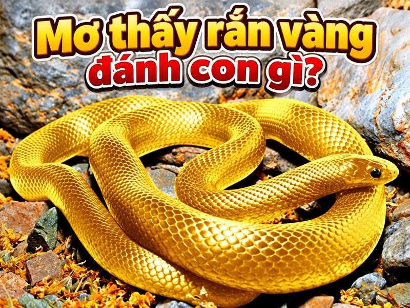 Các con số từ giấc mơ rắn vàng chỉ mang tính tham khảo dân gian.