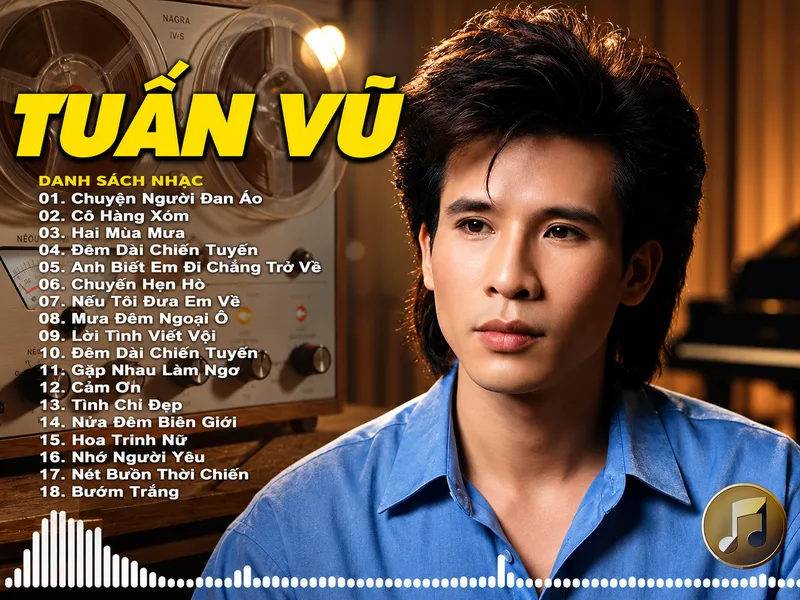 Tuấn Vũ ghi dấu ấn với những bản thu nhạc vàng hải ngoại