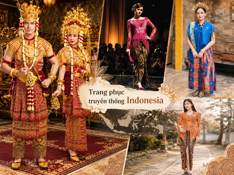 Trang phục truyền thống Indonesia phản ánh bản sắc văn hóa đa vùng miền